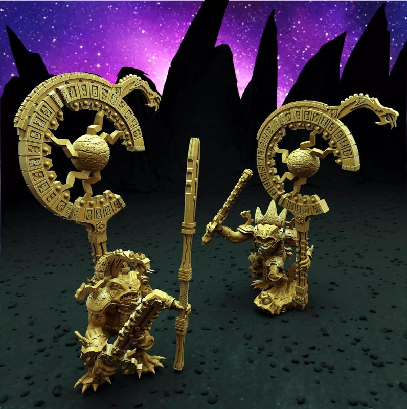 Celestial Hosts - Star frog astral banner bearer