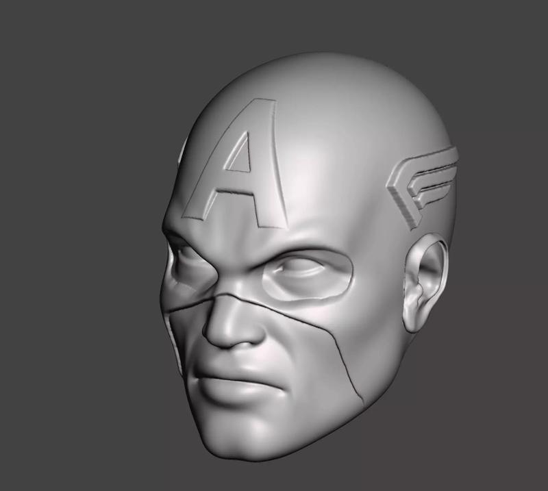 captain america classic headsculpt