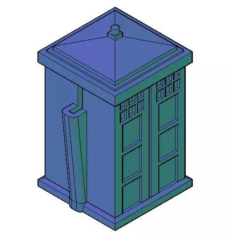 Phone box Toothpick Dispenser