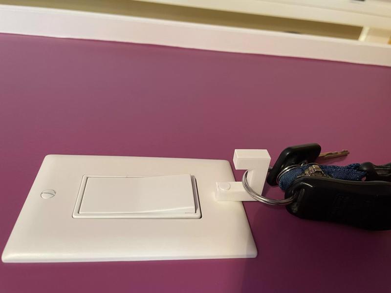 Key and mask Light switch Hook Gcode