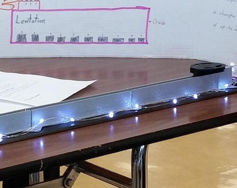 Magnet Maglev Train and Tracks