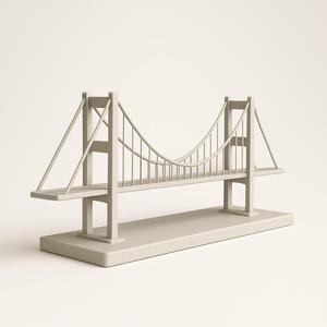 Bosphorus Bridge (15 July Martyrs Bridge) – 3D Printable Landmark Model