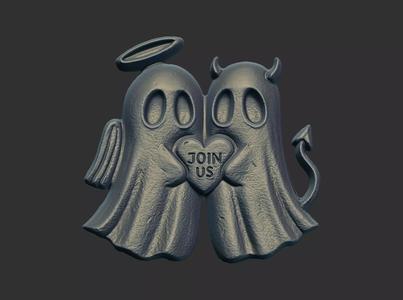 angle devil ghost cnc model