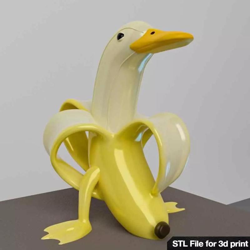 Banana duck 3d printable stl