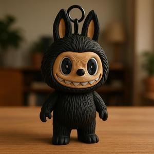 Labubu-Inspired Monster Keychain | Cute & Creepy 3D Printable Toy Figure