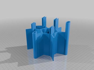 Caffeine pencil holder with bottom