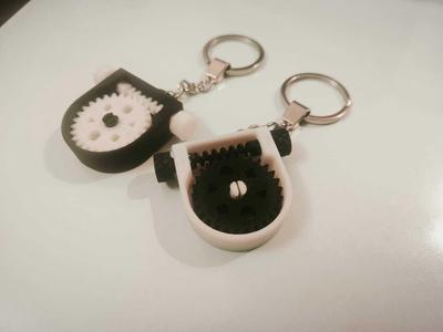 Worm Gear Keychain
