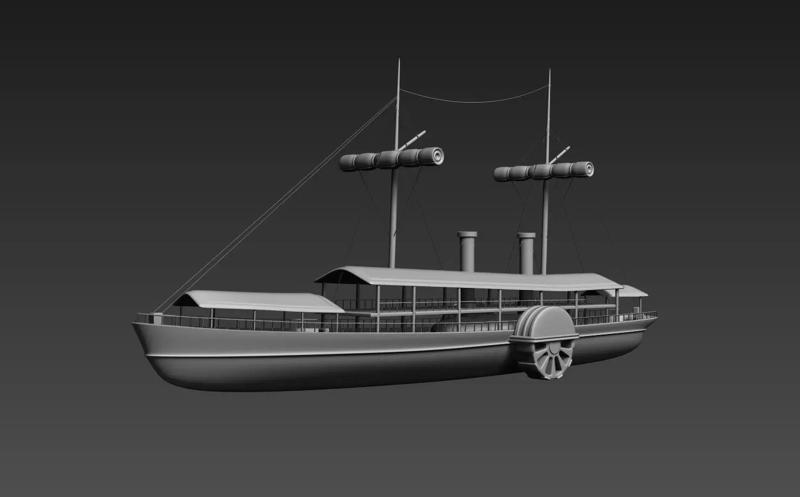 Antique Boat Model