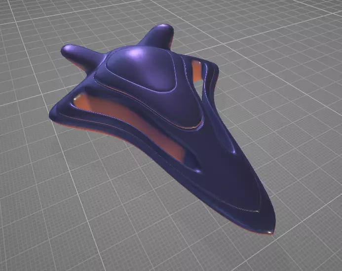 Spaceship 3d print - ZebaxtianVR