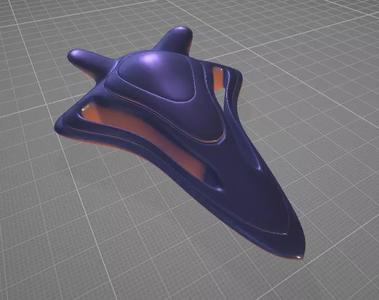 Spaceship 3d print - ZebaxtianVR