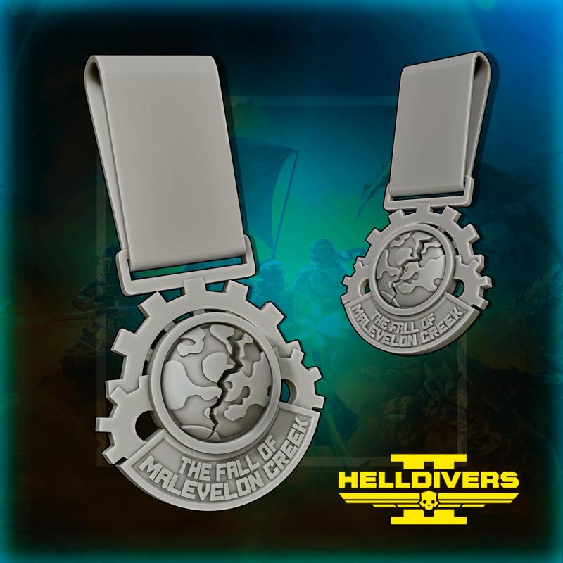 HELLDIVERS 2 MALEVELON CREEK SERVICE MEDAL