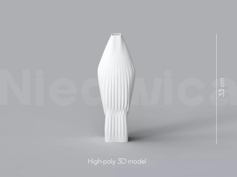 NIEDWICA VASE B-5 3D PRINTING VASE 3D MODEL