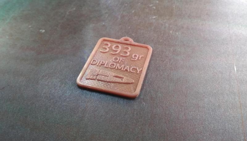 Rainbow Six Siege - Medal Weapon - 393gr OF DIPLOMACY