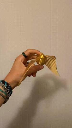 Golden Snitch with flexible wings