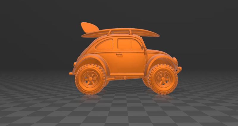 🏄‍♂️ Beetle Surf Smile - Decorative Figure Baja Bug Style with Personality 🏄‍♂️ Beetle Surf Smile - Decorative Figure Baja Bug Style with Personality