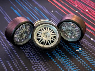 BBS Solid drift wheels for 1/10 D12 RC truck