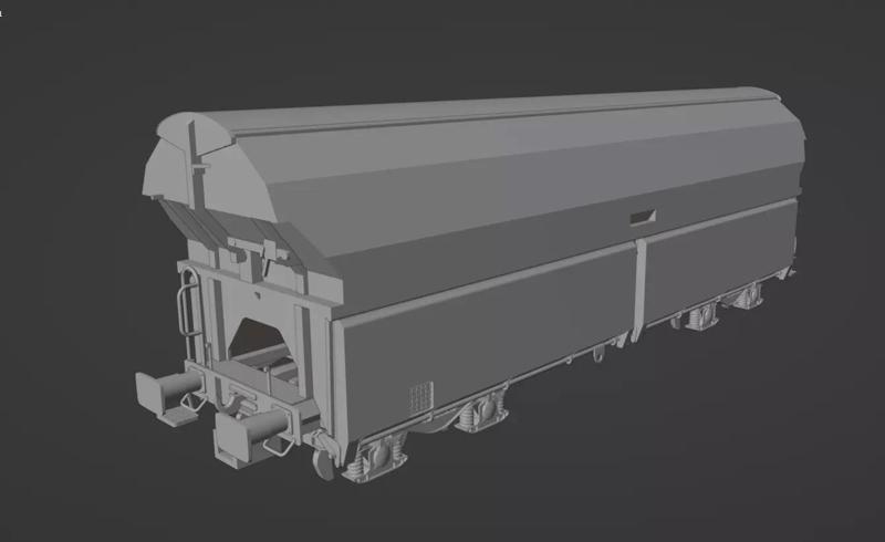 H0 1-87 scale Talns 970 freight car