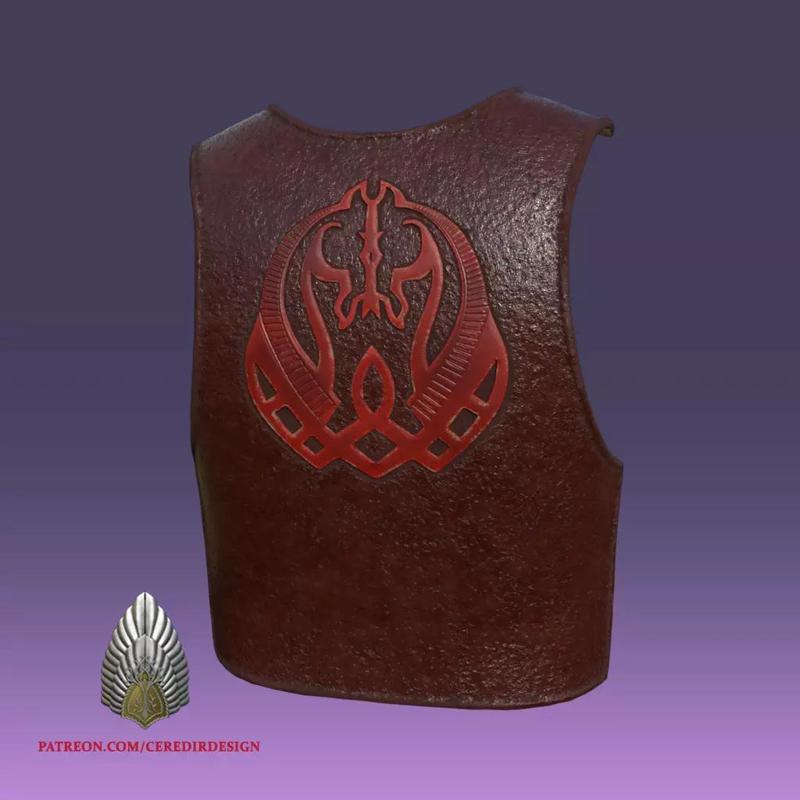 Theoden Back Plat lord of the rings 3D DIGITAL DOWNLOAD FILE