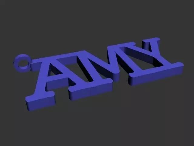 AMY keyring  printable