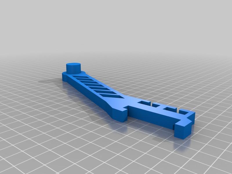 Spool Holder Prusa i3 Plus with wire slots