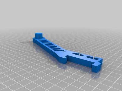 Spool Holder Prusa i3 Plus with wire slots