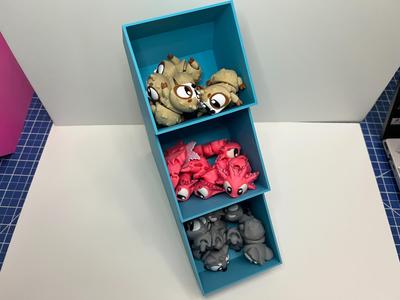 Three Bin Display