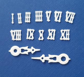 Cuckoo clock numbers and hands