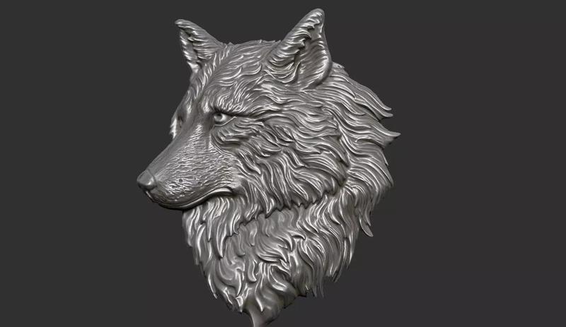 Wolf head