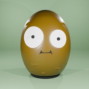 EASTER EGG / PLANTS VS. ZOMBIES WALNUT PIGGY BANK