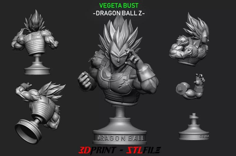 Vegeta Bust - dragonball Z