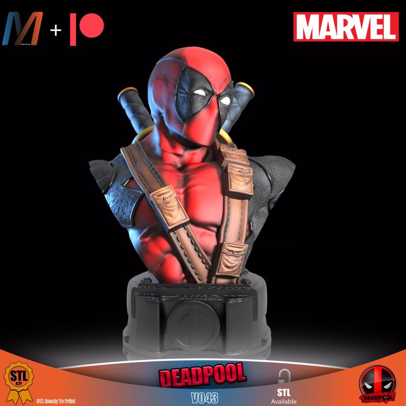 V042 - MARVEL DEADPOOL BUST S B