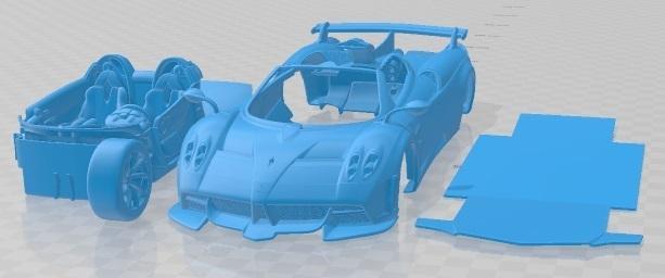 Pagani Huayra Tricolore 2021 Printable Car
