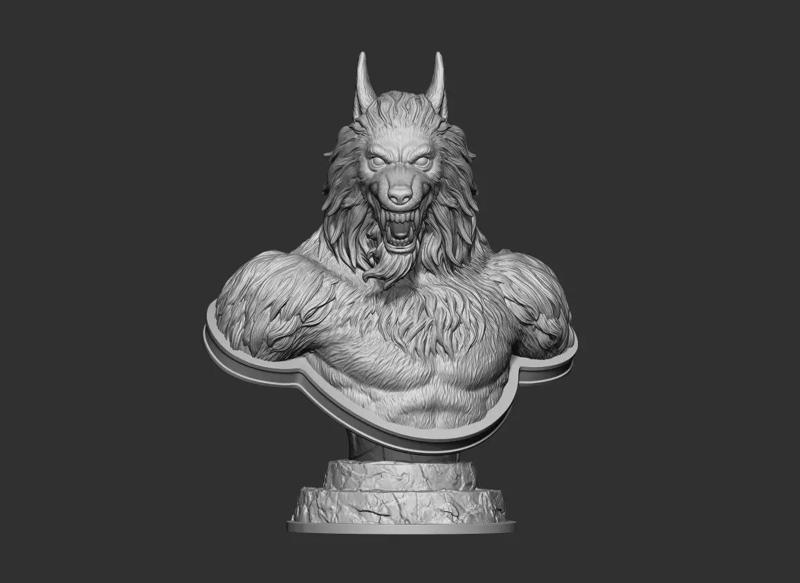Werewolf Bust