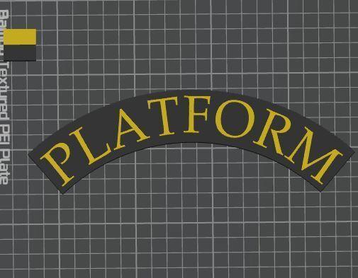 Harry Potter 9 3/4" Train Station Wall Clock