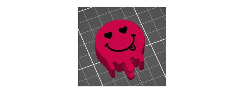 Melting Dripping Heart Smiley Drip Straw Topper STL 3D Print File Fits Stanley 40 oz Tumbler