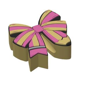 Pencil Bow Straw Topper 2 sizes 3MF File Included