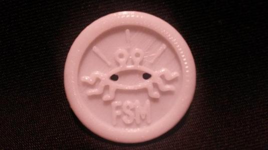 Flying Spaghetti Monster button