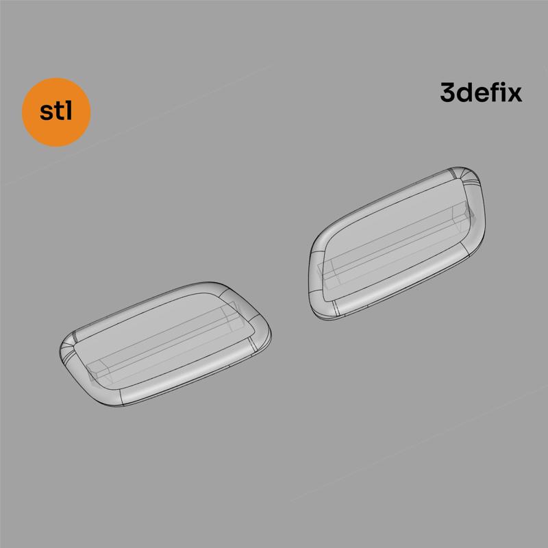 BMW E39 528i, 530i, 540i files for 3D print Cover for Headlight Washer hole in Front Bumper Right and Left side STL Files Digital Download