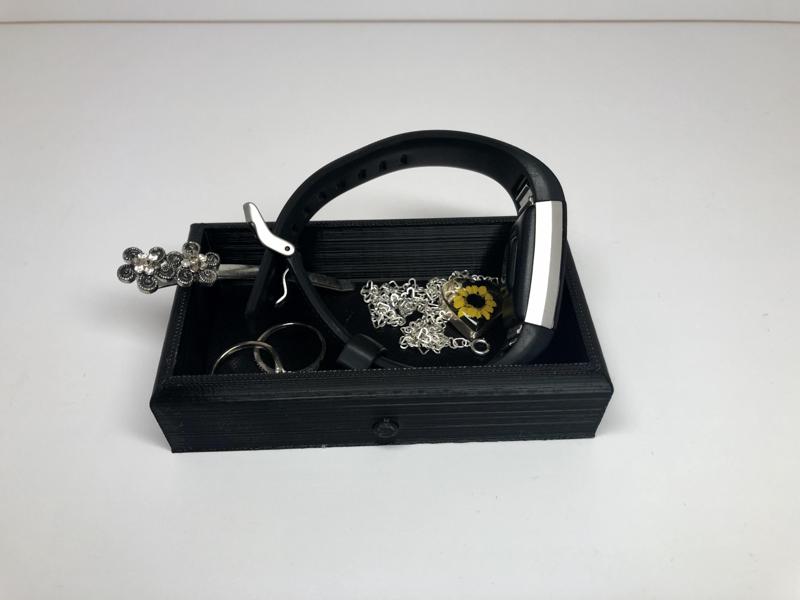 Jewelry Box, Jewelry Holder, Small Nicknack Box, Miniature Drawer, Change Holder, Make up Holder