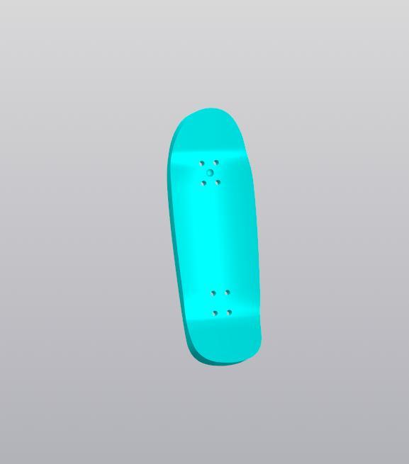 Pool 32mm shape for medium fingerboard mold
