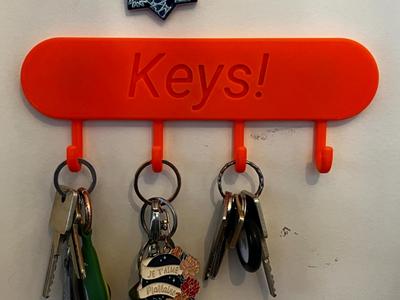 Magnetic Key Hooks