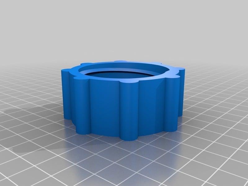 Gas can spout nut - Closed Cap