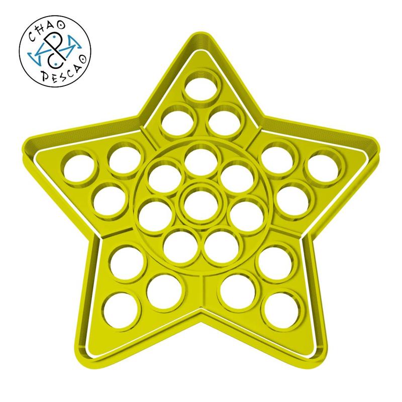 Star - Pop It - Cookie Cutter - Fondant - Polymer Clay