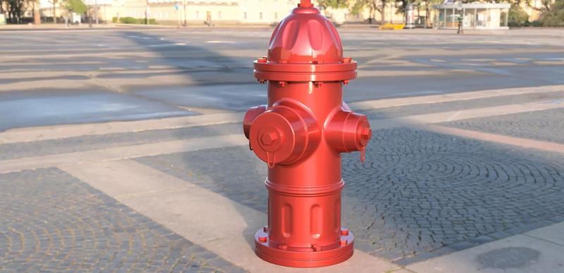 6 inch Scale Fire Hydrant