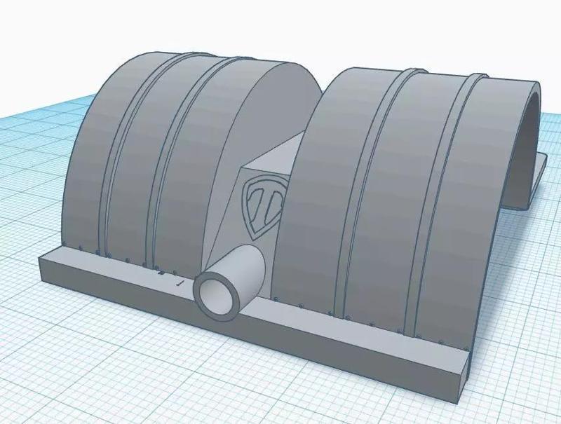 1 24 scale Mcamis back half wheel tubs