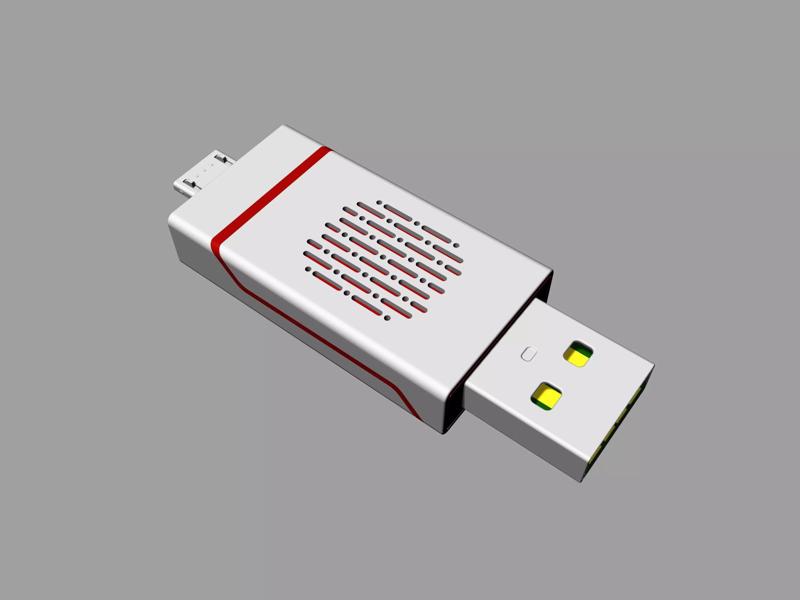 Red and black OTG U Disk C