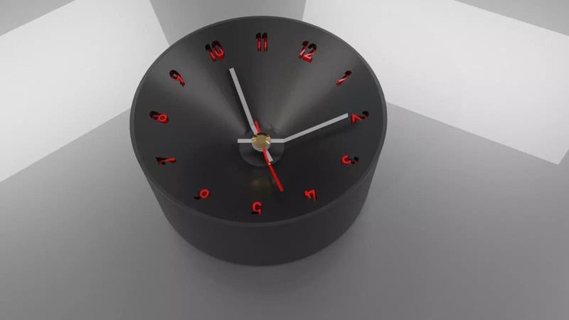 Clock A02 155 mm Printable