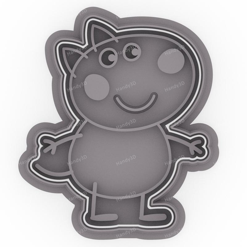 Danny Dog Cookie Cutter & Stamp - 8 cm