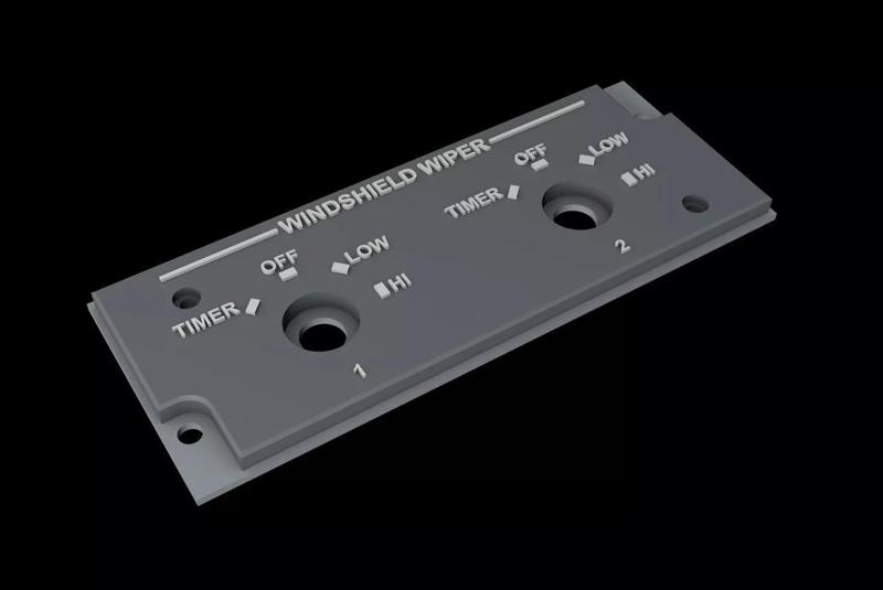 EMBRAER E1 OVERHEAD - WINDSHIELD WIPER PANEL