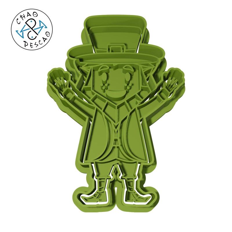 Leprechaun - Cookie Cutter - Fondant - Polymer Clay